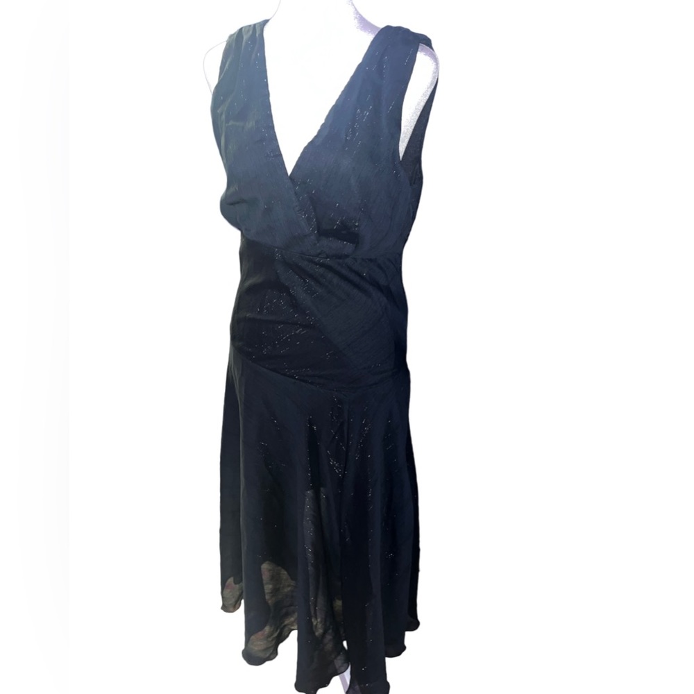 90s BBY Y2K Rabbit Rabbit Rabbit Designs Asymmetrical Black Dress